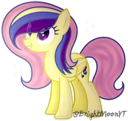 Size: 1024x965 | Tagged: safe, artist:sleppchocolatemlp, derpibooru import, oc, oc:flower music, pegasus, pony, female, mare, simple background, solo, transparent background