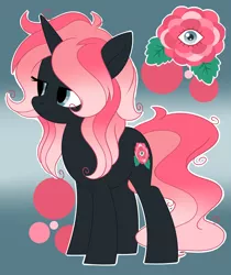 Size: 1600x1901 | Tagged: safe, artist:missmele-madness, derpibooru import, oc, oc:thorny rose, pony, unicorn, cutie mark, female, mare, solo