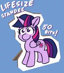 Size: 1300x1500 | Tagged: safe, artist:threetwotwo32232, derpibooru import, twilight sparkle, twilight sparkle (alicorn), alicorn, pony, atg 2018, female, mare, newbie artist training grounds, solo, standee, text