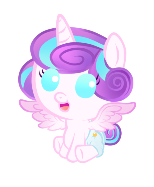 Size: 812x984 | Tagged: safe, derpibooru import, princess flurry heart, alicorn, pony, adorable face, baby, baby alicorn, baby eyes, baby flurry heart, baby pony, cloth diaper, cute, dawwww, diaper, diapered, diapered filly, flurrybetes, happy baby, infant, light pink diaper, newborn, open mouth, safety pin, simple background, sitting, small wings, solo, spread wings, transparent background, wings