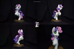 Size: 1600x1067 | Tagged: safe, artist:shuxer59, derpibooru import, sweetie belle, pony, craft, female, filly, happy, irl, photo, sculpture, solo