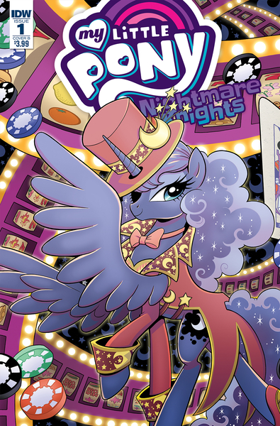 Size: 1186x1800 | Tagged: artist:brendahickey, cover, derpibooru import, idw, nightmare knights, princess luna, safe, spoiler:comic, spoiler:comicnightmareknights01