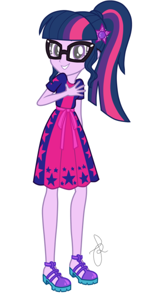 Size: 550x1080 | Tagged: safe, artist:ilaria122, derpibooru import, sci-twi, twilight sparkle, equestria girls, equestria girls series, i'm on a yacht, spring breakdown, spoiler:eqg series (season 2), 2019, belt, clothes, cruise outfit, dress, geode of telekinesis, glasses, hairclip, magical geodes, ponytail, san diego comic con, sandals, sdcc 2018, simple background, transparent background