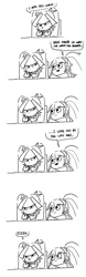 Size: 2480x8000 | Tagged: safe, artist:amazingpuffhair, derpibooru import, aria blaze, sonata dusk, equestria girls, black and white, comic, cute, duo, grayscale, grumpy, implied adagio dazzle, monochrome