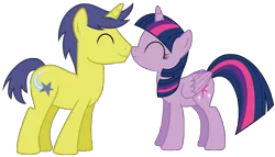 Size: 7000x4000 | Tagged: safe, artist:3d4d, artist:midnightblitzz, derpibooru import, edit, comet tail, twilight sparkle, twilight sparkle (alicorn), alicorn, pony, unicorn, background pony, cometlight, duo, female, male, mare, shipping, simple background, stallion, straight, transparent background, vector