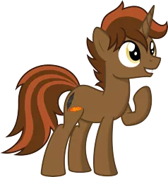 Size: 5000x5244 | Tagged: safe, artist:kamyk962, derpibooru import, oc, oc:shadowheart, unofficial characters only, pony, unicorn, absurd resolution, commission, cute, cutie mark, golden eyes, male, shading, simple background, smiling, solo, stallion, transparent background, vector, ych result