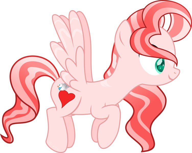 Size: 8233x6572 | Tagged: safe, artist:babyroxasman, derpibooru import, oc, oc:lovey dovey, unofficial characters only, crystal pony, pegasus, pony, absurd resolution, female, flying, mare, simple background, solo, transparent background, vector