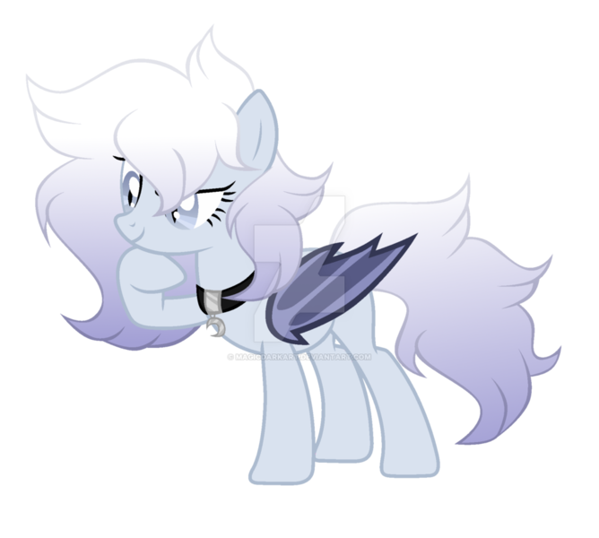 Size: 1024x920 | Tagged: safe, artist:magicdarkart, derpibooru import, oc, bat pony, pony, deviantart watermark, female, mare, simple background, solo, transparent background, watermark