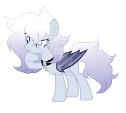 Size: 1024x920 | Tagged: safe, artist:magicdarkart, derpibooru import, oc, bat pony, pony, deviantart watermark, female, mare, simple background, solo, transparent background, watermark