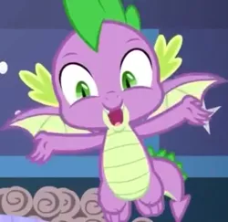 Size: 740x720 | Tagged: safe, derpibooru import, screencap, spike, dragon, a matter of principals, claws, cropped, cute, flying, male, offscreen character, spikabetes, winged spike, wings