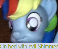 Size: 200x170 | Tagged: 1000 hours in ms paint, 4chan, caption, derpibooru import, expand dong, exploitable meme, greentext, image macro, meme, /mlp/, rainbow dash, safe, sunset shimmer, text