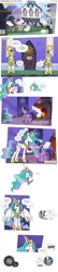 Size: 1500x6981 | Tagged: safe, artist:perfectblue97, derpibooru import, princess celestia, twilight sparkle, zecora, ponified, alicorn, earth pony, pegasus, pony, unicorn, zebra, comic:shadows of the past, blushing, buy some apples, canterlot, censored dialogue, censored vulgarity, clothes, comic, crying, fireplace, hoodie, magic, marco diaz, novelty censor, racism, royal guard, scissors, silhouette, solid censor, star butterfly, star vs the forces of evil, telekinesis