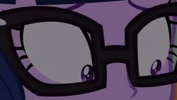 Size: 1280x720 | Tagged: safe, derpibooru import, sci-twi, twilight sparkle, equestria girls, equestria girls series, the last day of school, close-up, glasses, solo