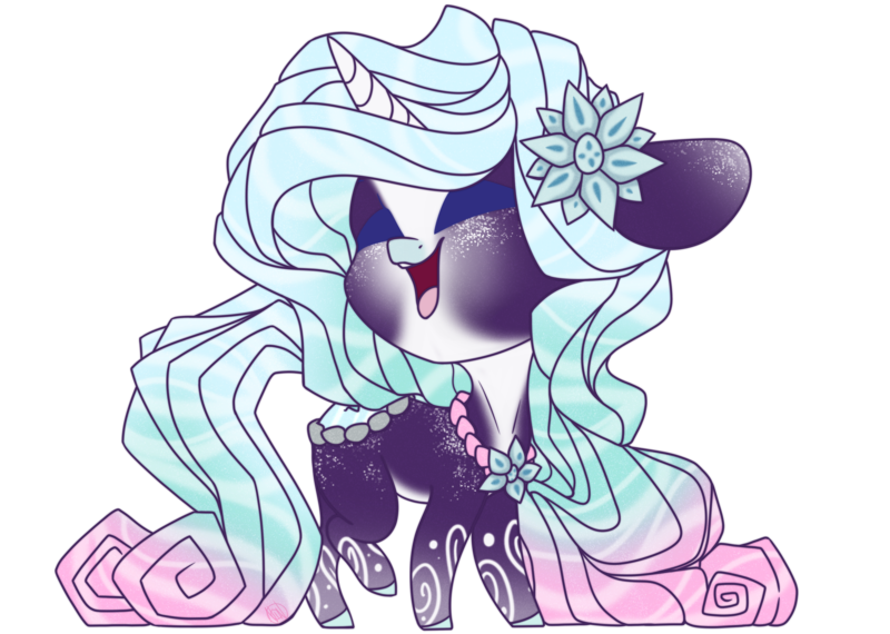 Size: 3300x2350 | Tagged: safe, artist:immagoddampony, derpibooru import, oc, original species, pond pony, pony, chibi, eyes closed, female, happy, high res, simple background, solo, transparent background