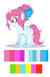 Size: 890x1372 | Tagged: safe, artist:chococakebabe, derpibooru import, oc, oc:bubble twist, pony, unicorn, female, mare, reference sheet, simple background, solo, transparent background