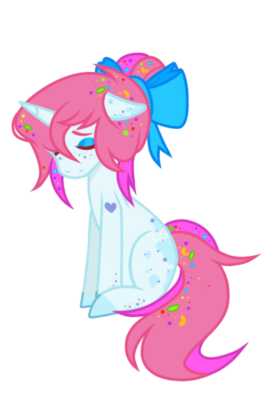 Size: 890x1372 | Tagged: safe, artist:chococakebabe, derpibooru import, oc, oc:bubble twist, pony, unicorn, female, mare, sad, simple background, sitting, solo, transparent background