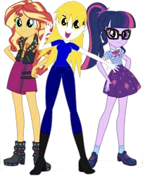 Size: 852x1050 | Tagged: safe, artist:superbobiann, derpibooru import, editor:superbobiann, sci-twi, sunset shimmer, twilight sparkle, oc, equestria girls, equestria girls series, simple background, transparent background