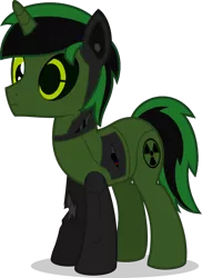 Size: 562x771 | Tagged: safe, artist:logic-is-here, derpibooru import, oc, oc:toxic, pony, robot, robot pony, fallout equestria, male, simple background, solo, transparent background, vector