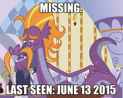 Size: 1051x841 | Tagged: cropped, derpibooru import, edit, edited screencap, image macro, male, meme, missing, safe, screencap, sea monster, sea serpent, slice of life (episode), solo, steven magnet