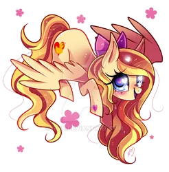 Size: 600x610 | Tagged: safe, artist:ipun, derpibooru import, oc, oc:mimi, pegasus, pony, chibi, female, heart eyes, mare, simple background, solo, transparent background, watermark, wingding eyes