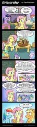 Size: 960x3300 | Tagged: alicorn, applejack, artist:pacificgreen, bribery, cheetah, citrine spark, comic, derpibooru import, fire quacker, fluttershy, friendship student, hilarious in hindsight, non-compete clause, poker face, rainbow dash, safe, sandbar, silverstream, trophy, twilight sparkle, twilight sparkle (alicorn), violet twirl, we bought two cakes