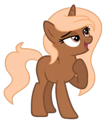 Size: 710x804 | Tagged: safe, artist:crystalponyart7669, derpibooru import, oc, oc:peach sand, earth pony, pony, female, mare, simple background, solo, transparent background