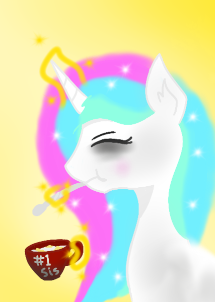 Size: 431x605 | Tagged: artist:shot387, derpibooru import, eating, princess celestia, safe