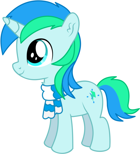 Size: 1831x2011 | Tagged: safe, artist:cyanlightning, derpibooru import, oc, oc:cyan lightning, unofficial characters only, pony, unicorn, .svg available, blushing, chest fluff, clothes, colt, ear fluff, image, male, scarf, simple background, solo, svg, transparent background, vector