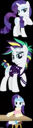 Size: 500x1926 | Tagged: alternate hairstyle, black background, cool, derpibooru import, friendship university, plainity, punk, raripunk, rarity, safe, simple background