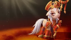 Size: 1920x1080 | Tagged: safe, artist:jeremywithlove, derpibooru import, ponified, earth pony, pony, fantasy class, female, heroes of the storm, mare, priest, priestess, sally whitemane, warcraft, world of warcraft