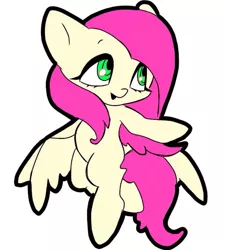 Size: 983x1091 | Tagged: safe, artist:asg, derpibooru import, fluttershy, pegasus, pony, female, mare, simple background, solo, white background