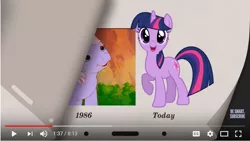 Size: 1058x595 | Tagged: safe, derpibooru import, lickety split, twilight sparkle, 1986, g1, its ok to smart, youtube