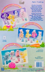 Size: 380x600 | Tagged: derpibooru import, g1, lil litters, my little bunny, my little kitty, my little pony, my little puppy, puppy, safe