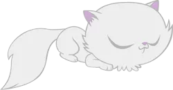 Size: 2000x1040 | Tagged: animal, artist:m99moron, cat, cute, derpibooru import, eyes closed, kitten, prone, safe, simple background, sleeping, solo, transparent background, vector