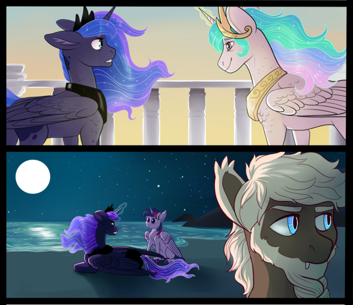 princess luna and twilight sparkle