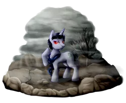 Size: 987x810 | Tagged: safe, artist:0silverstardust0, derpibooru import, oc, oc:keystroke cascade, unofficial characters only, pony, unicorn, male, simple background, solo, transparent background, tree