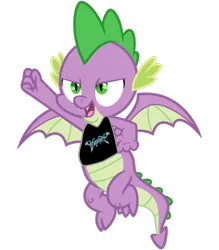 Size: 864x987 | Tagged: artist:cheezedoodle96, artist:ziomal1987, derpibooru import, dragon, dragonforce, safe, simple background, solo, spike, transparent background, winged spike