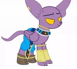 Size: 941x849 | Tagged: safe, derpibooru import, ponified, pegasus, pony, beerus, dragon ball super, god of destruction, solo