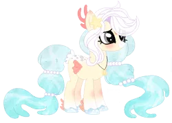 Size: 606x434 | Tagged: safe, artist:inkyy-kiwi, derpibooru import, oc, unofficial characters only, original species, pony, water pony, female, simple background, solo, transparent background