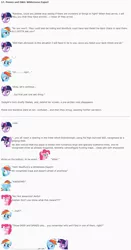 Size: 854x1624 | Tagged: artist:dziadek1990, conversation, derpibooru import, dialogue, dice, dungeons and dragons, emotes, emote story, emote story:ponies and d&d, horn, magic, oc, oc:skullfuck doombringer, paper, pen and paper rpg, pinkie pie, rainbow dash, reddit, rpg, safe, slice of life, spell, tabletop game, text, twilight sparkle, vulgar