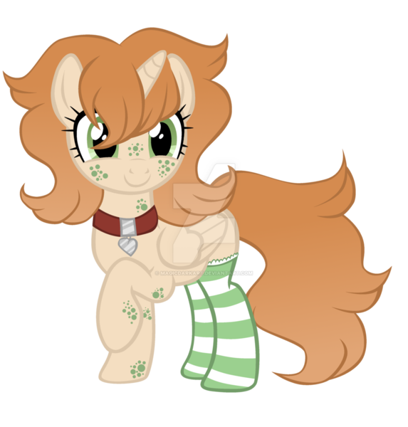 Size: 1024x1073 | Tagged: safe, artist:magicdarkart, derpibooru import, oc, unofficial characters only, alicorn, pony, clothes, deviantart watermark, female, mare, simple background, socks, solo, striped socks, transparent background, watermark