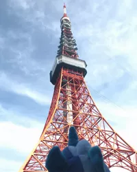 Size: 1638x2048 | Tagged: derpibooru import, irl, japan, oc, oc:spacelight, photo, safe, solo, tokyo, tokyo tower