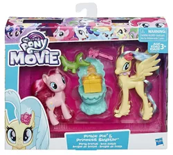 Size: 1500x1350 | Tagged: safe, derpibooru import, gummy, pinkie pie, princess skystar, classical hippogriff, hippogriff, pony, my little pony: the movie, irl, photo, toy