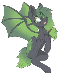 Size: 1932x2576 | Tagged: safe, artist:realfablepony, derpibooru import, oc, oc:trinity, bat pony, pony, female, mare, simple background, solo, transparent background