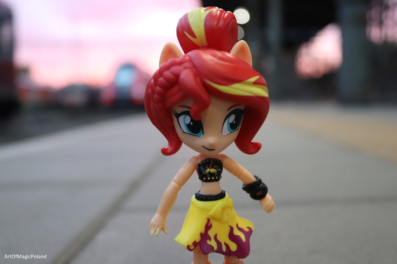 Size: 6000x4000 | Tagged: safe, artist:artofmagicpoland, derpibooru import, sunset shimmer, equestria girls, equestria girls series, clothes, doll, equestria girls minis, eqventures of the minis, inception, namesake, solo, summer sunset, sunset, sunshine shimmer, swimsuit, toy