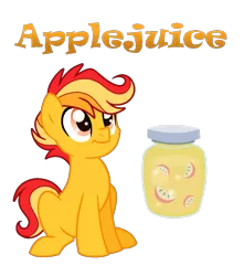 Size: 870x983 | Tagged: safe, artist:andy-hazards, derpibooru import, oc, oc:applejuice, unofficial characters only, earth pony, pony, base used, colt, male, offspring, parent:big macintosh, parent:fluttershy, parents:fluttermac, simple background, sitting, solo, transparent background