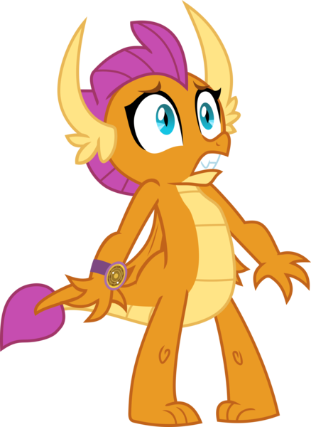 Size: 3760x5146 | Tagged: a matter of principals, artist:frownfactory, derpibooru import, dragon, dragoness, female, horns, safe, scared, simple background, smolder, solo, svg, .svg available, transparent background, vector, wings