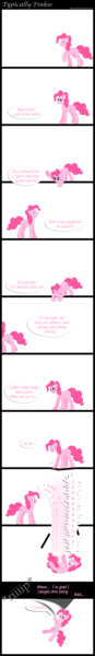 Size: 625x4300 | Tagged: artist:glaive-silver, comic, derpibooru import, fourth wall, fourth wall destruction, pinkie being pinkie, pinkie pie, safe, simple background, solo, transparent background