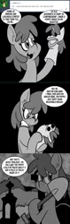 Size: 576x1822 | Tagged: alone, artist:pembroke, berry punch, berryshine, comic, death, derpibooru import, grave, grave robber, here comes berry punch, lonely, memory, pinchy puppet, ruby pinch, sad, semi-grimdark, shovel