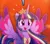 Size: 790x699 | Tagged: safe, artist:light262, artist:lummh, derpibooru import, edit, twilight sparkle, twilight sparkle (alicorn), alicorn, pony, comic:timey wimey, colored wings, cropped, crown, element of magic, ethereal mane, female, happy, image, jewelry, mare, multicolored wings, older, older twilight, open mouth, peytral, png, rainbow power, regalia, smiling, solo, ultimate twilight, wings